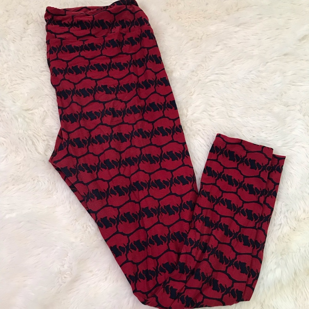 LulaRoe bison leggings TC